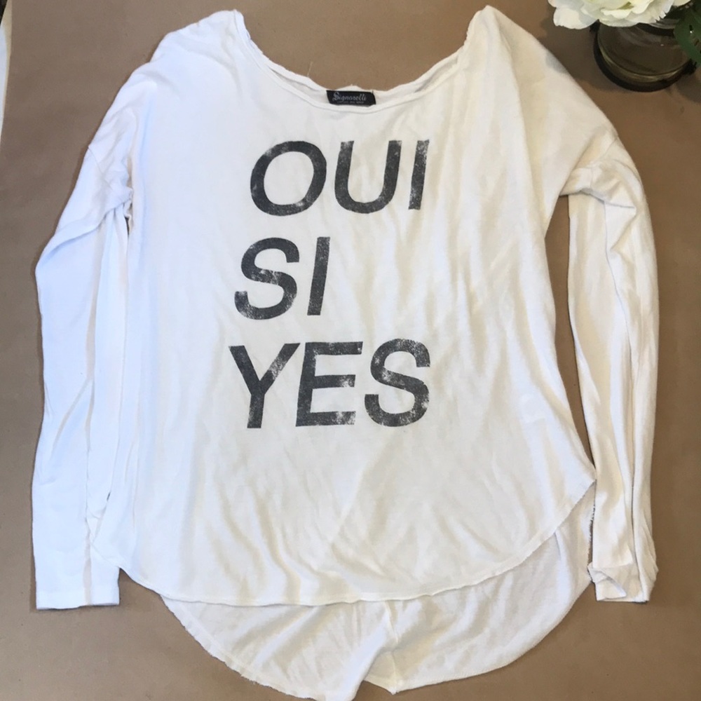 Yes long sleeve tee